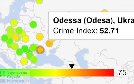 Одесса заняла первое место в Восточной Европе по уровню преступности «фото»