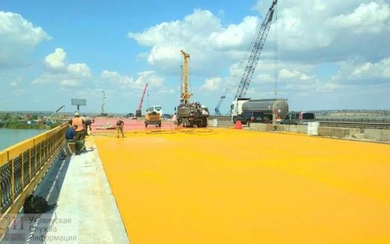 “Золотой” мост через Хаджибейский лиман обещают открыть уже через неделю (фото) «фото»