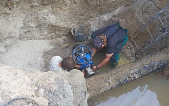 На Канатной закончили ремонт водопровода – движение обещают скоро открыть (фото) «фото»