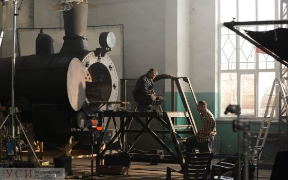 В Одессе вагонное депо на сутки превратилось в съемочную площадку (фото) «фото»