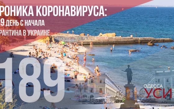 Хроника коронавируса: антирекорды по числу заболевших в Одессе и Украине на 189 день с начала карантина «фото»