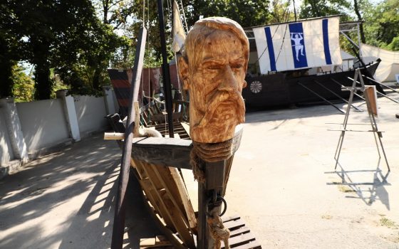 С казацкой “чайкой”: в парке Шевченко открылась выставка об истории мореплавания (фото) «фото»