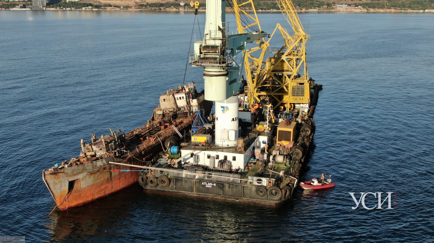 Наконец-то: затонувший танкер Delfi убрали с пляжа (видео, фото) «фото»
