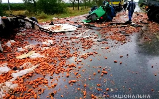 На трассе Одесса – Николаев столкнулись грузовик и легковушка: двое водителей погибли на месте (фото) «фото»