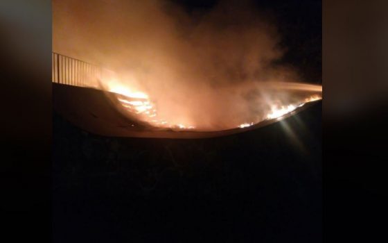 В Черноморске неизвестные подожгли скейт-площадку (фото) «фото»