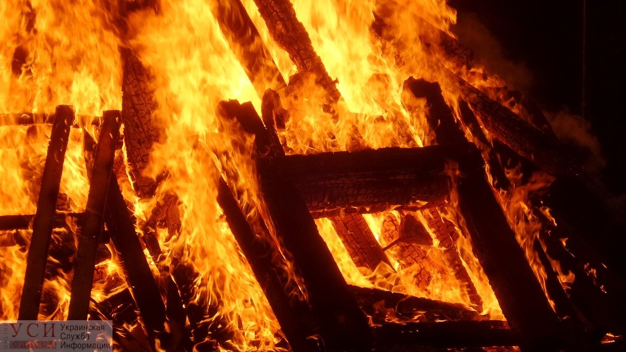 Пожар в Одесской области: погиб мужчина «фото»