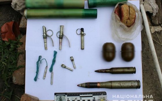 У жителя Кодымы нашли арсенал взрывчатых веществ (фото, видео) «фото»