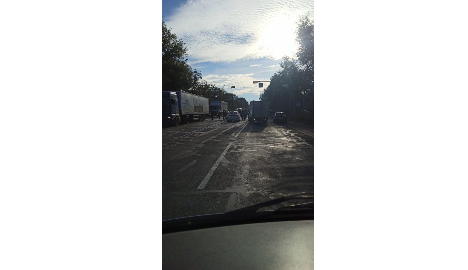 Тираспольское шоссе у Двух столбов перекрывали из-за отключения света «фото»