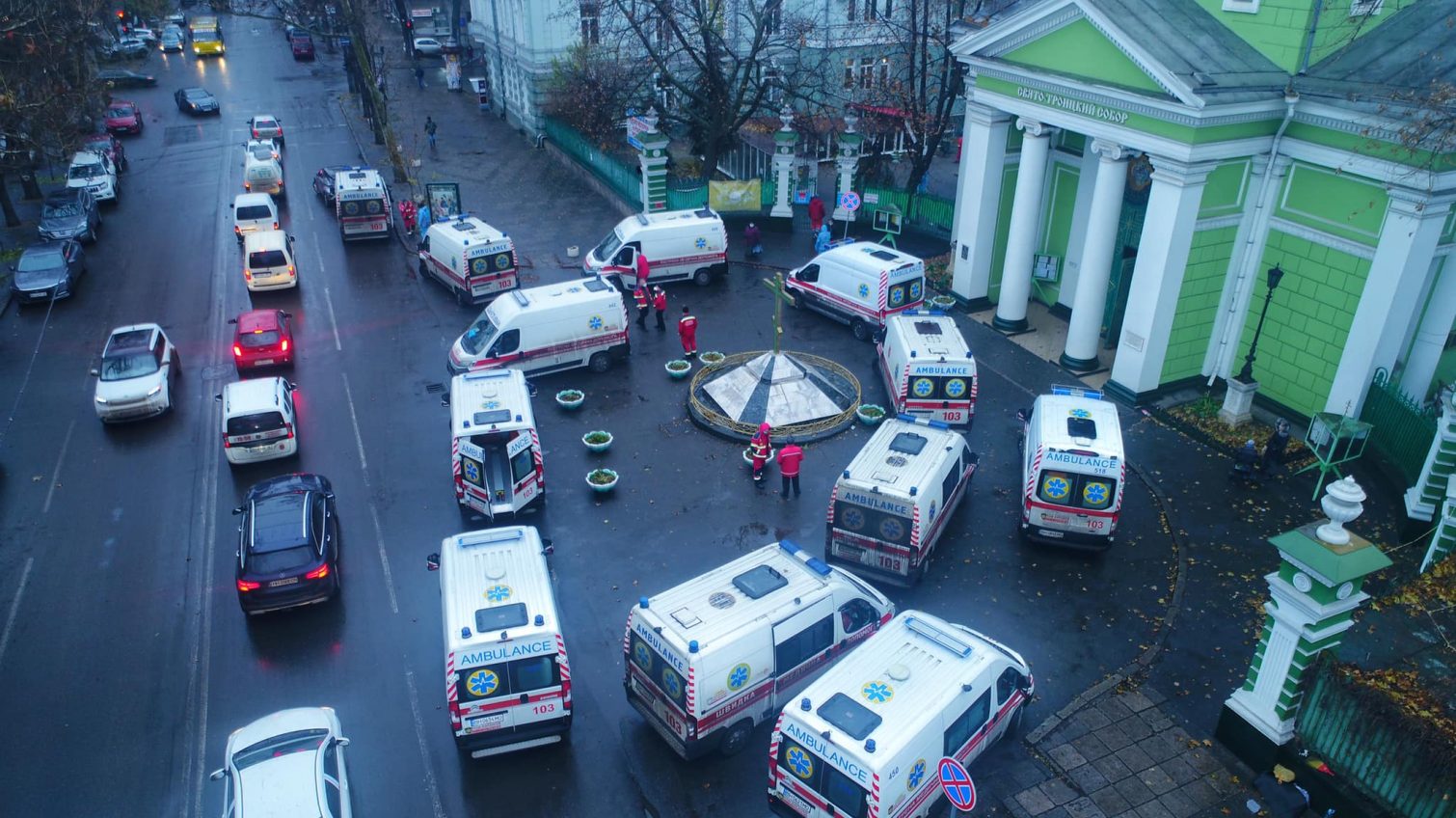 “В стационарах Одессы “ковидных” мест нет”, – волонтер «фото»