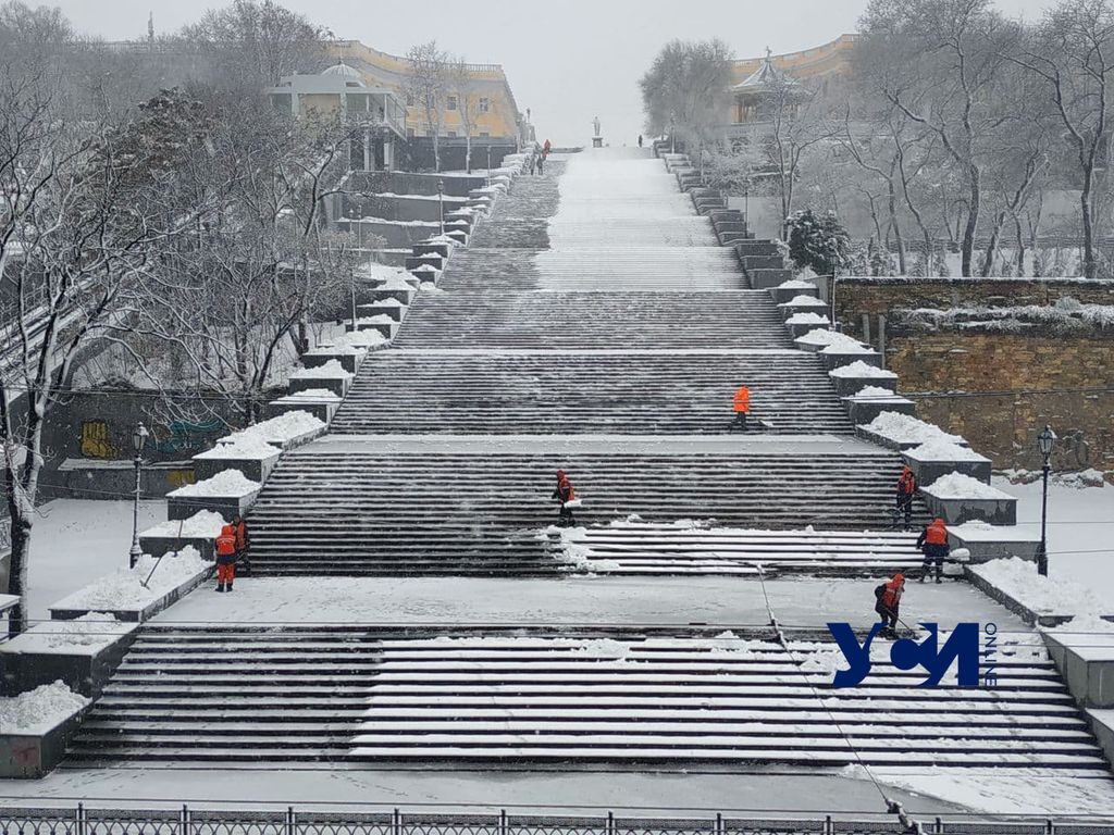 В Одессе ожидают усиление снегопада «фото»