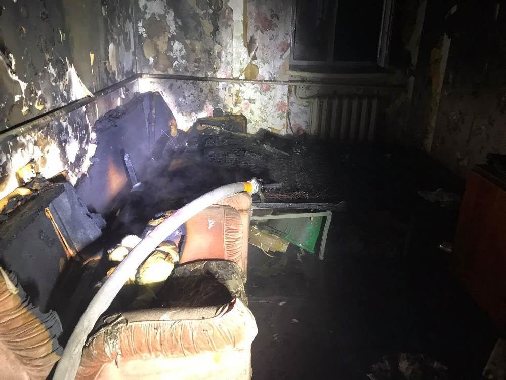 В пожаре на Молдаванке погиб хозяин квартиры (фото) «фото»