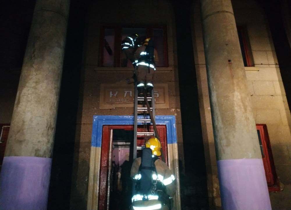 В Одесской области горел бывший дом культуры (фото) «фото»