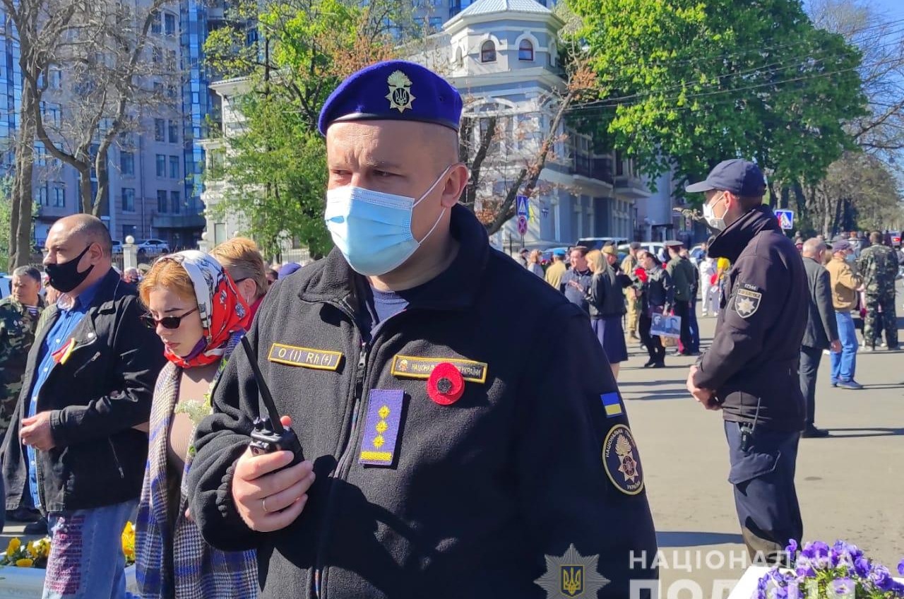 За порядком 9 мая в Одессе следят более тысячи правоохранителей (фото) «фото»