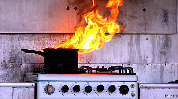 В Измаиле горела квартира из-за невыключенной газовой плиты «фото»