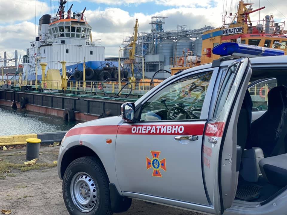 В Одесском порту учились бороться с химической угрозой (фото) «фото»
