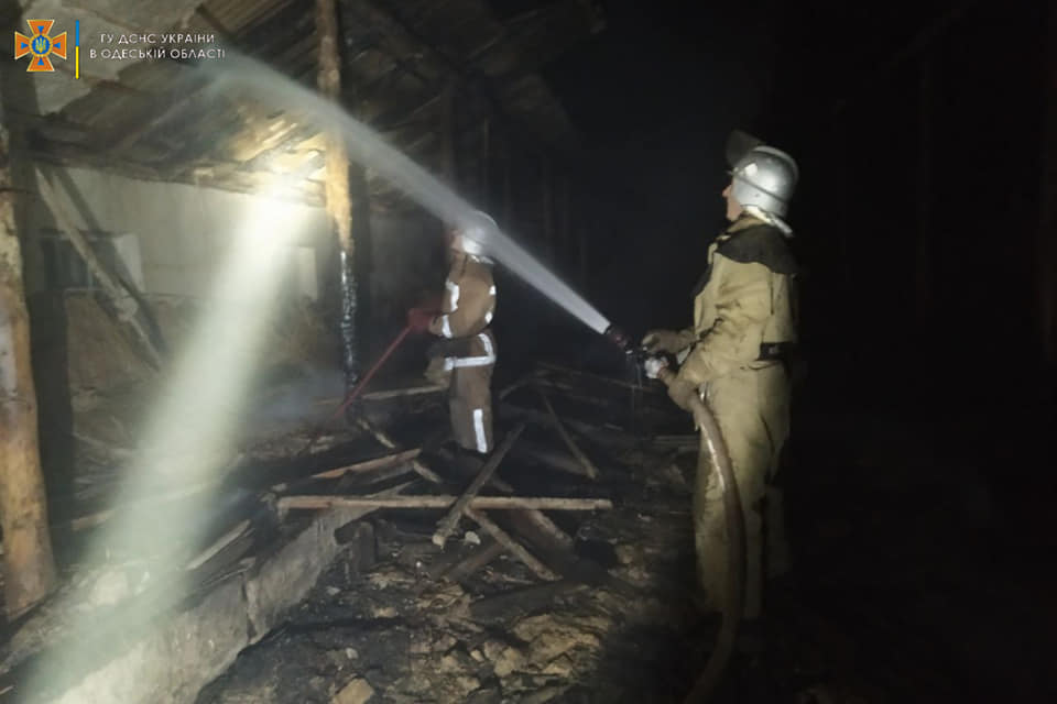 Пожар в Одесской области: погиб человек (фото) «фото»