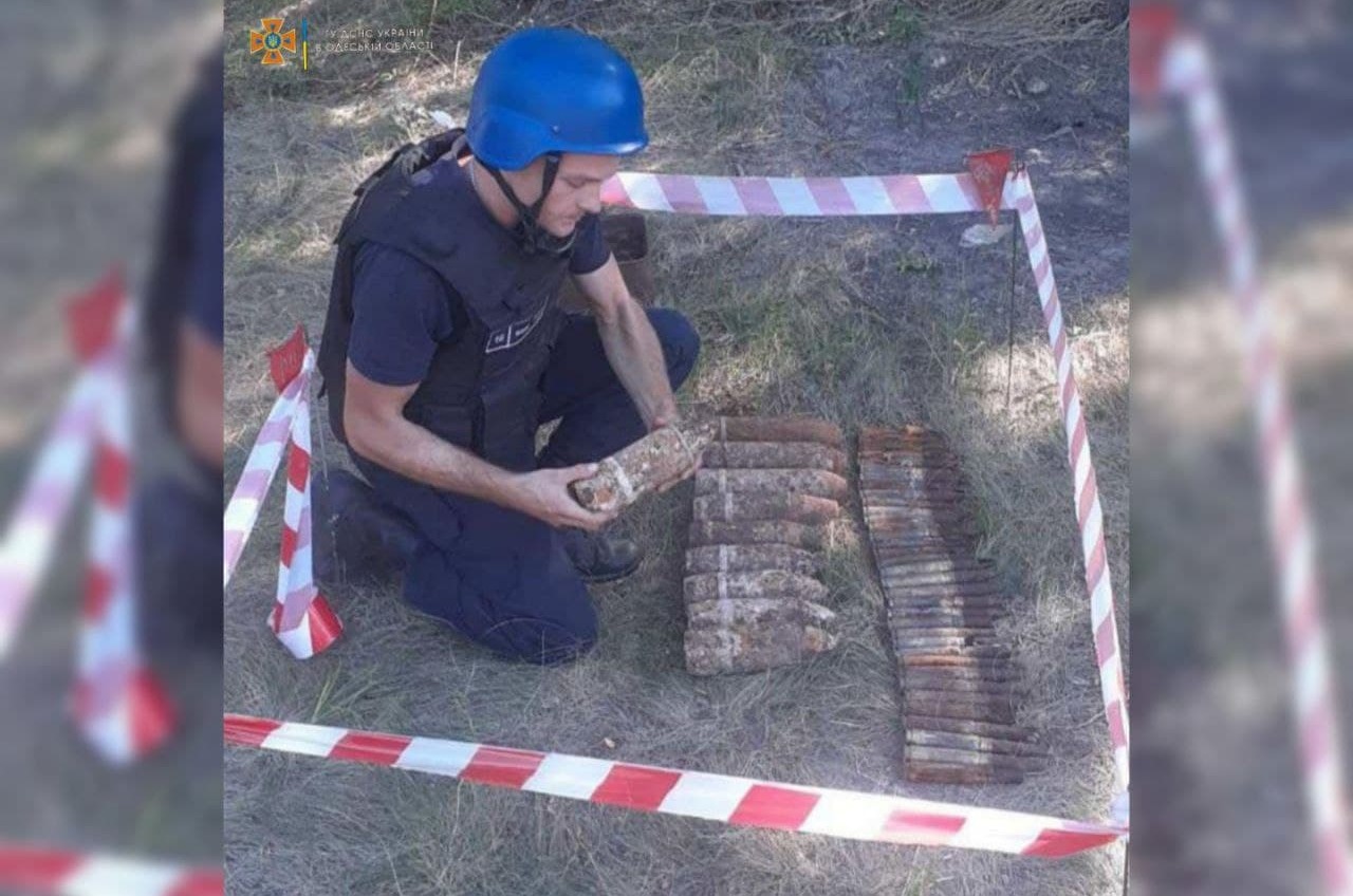 В лесу в Одесской области нашли 30 артснарядов (фото) «фото»