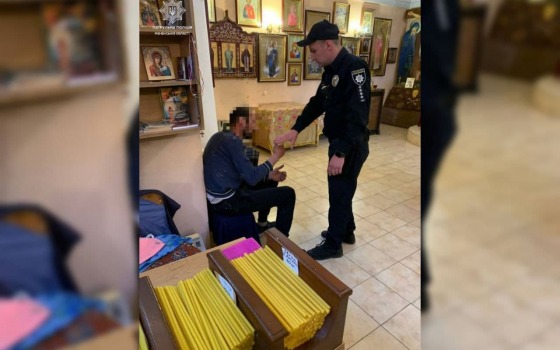 В воскресенье в Одессе мужчина пытался ограбить церковь (фото) «фото»
