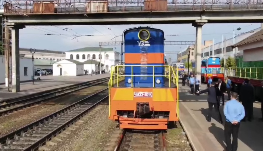 Одесская железная дорога провела выставку своих локомотивов (видео) «фото»