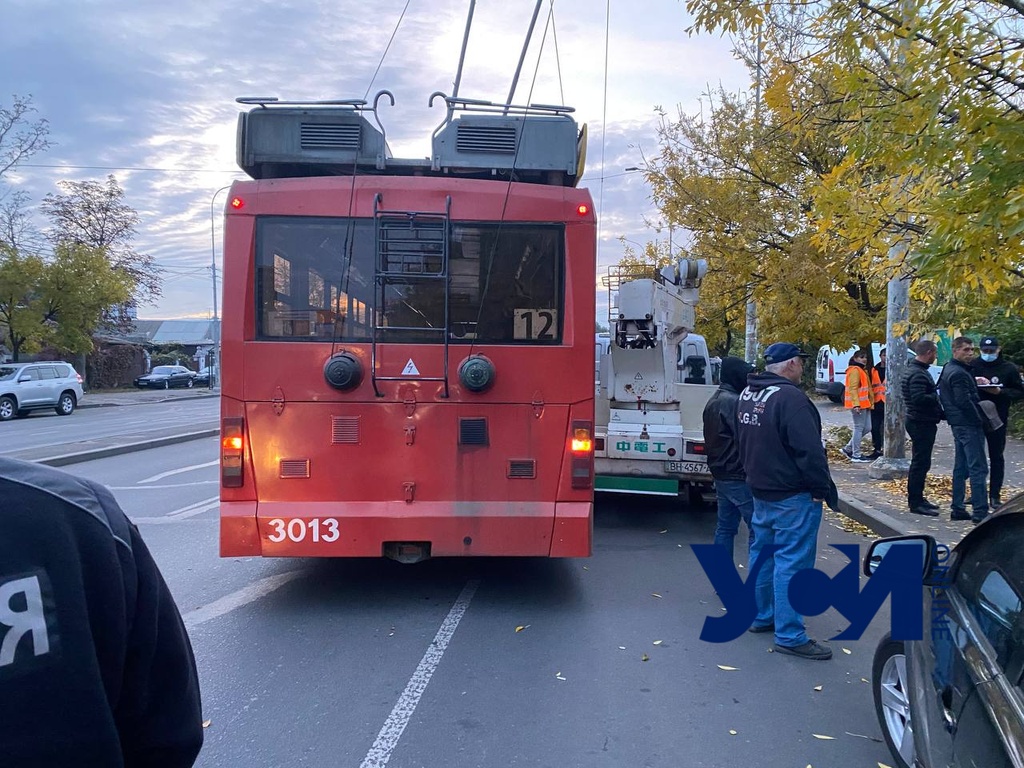 Одесситка угнала автомобиль и попала в аварию с троллейбусом (фото) «фото»