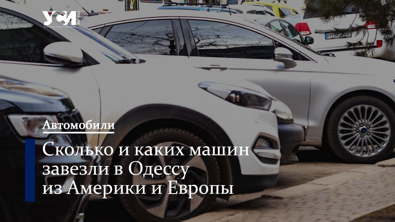 Авто из США и Европы: сколько и каких завезли в Одессу (инфографика) «фото»