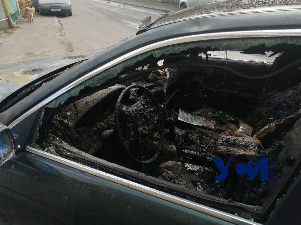 Ночью на Багрицкого сгорел автомобиль (фото) «фото»