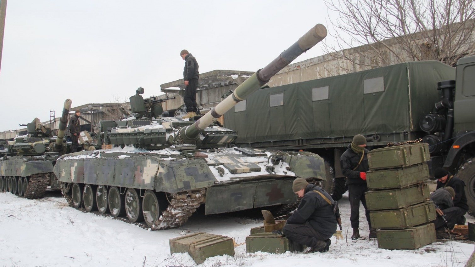 Одесская бригада морпехов тестировала танковый резерв (фото) «фото»