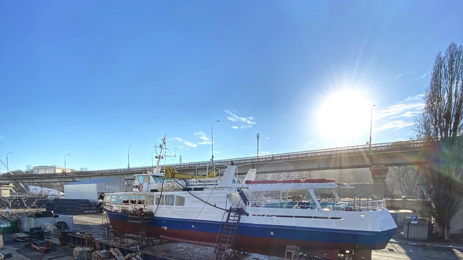 В мастерской порта Одессы отремонтировали пассажирское судно «фото»