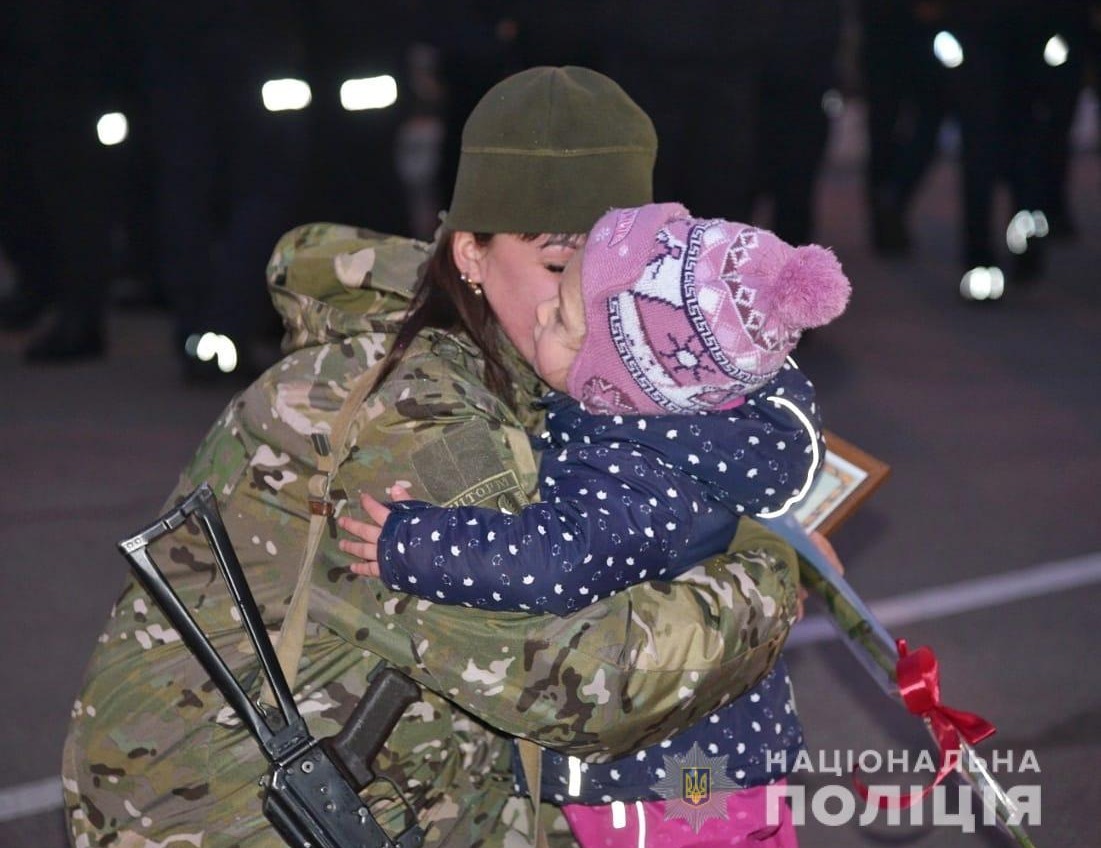 Одесские полицейские вернулись домой с Востока Украины (фото) «фото»