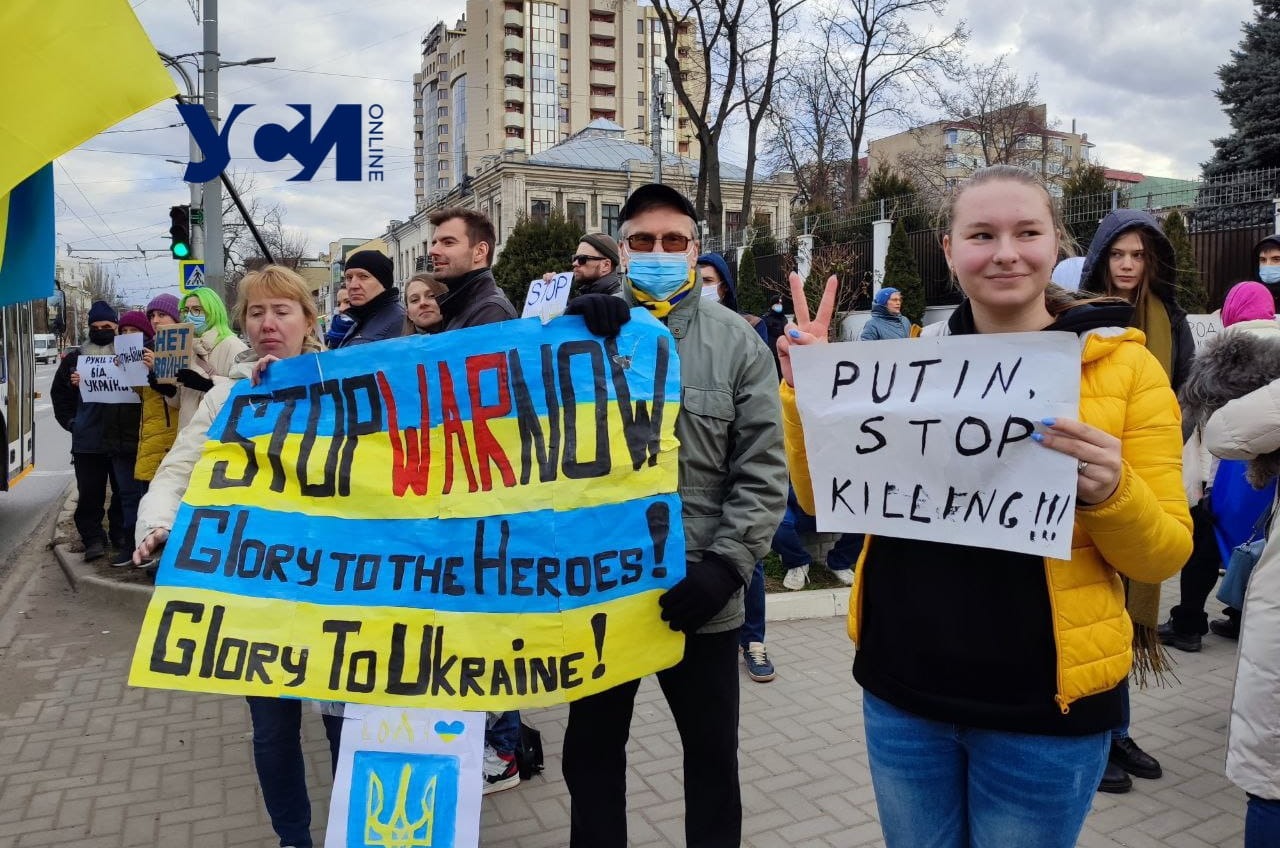 Жители Молдовы и беженцы выходят на акции против войны (фото) «фото»