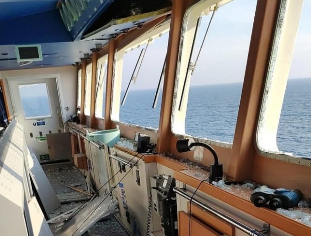 Российская ракета попала в турецкое судно в Черном море «фото»