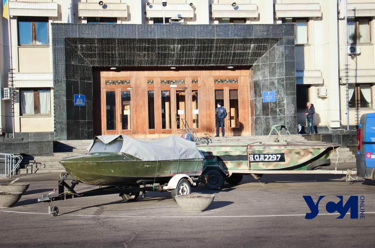 Лодки под ОГА: в Одессе протестуют рыбаки (фото, аудио) «фото»