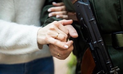 Любовь во время войны: в Украине продолжают жениться (фото) «фото»