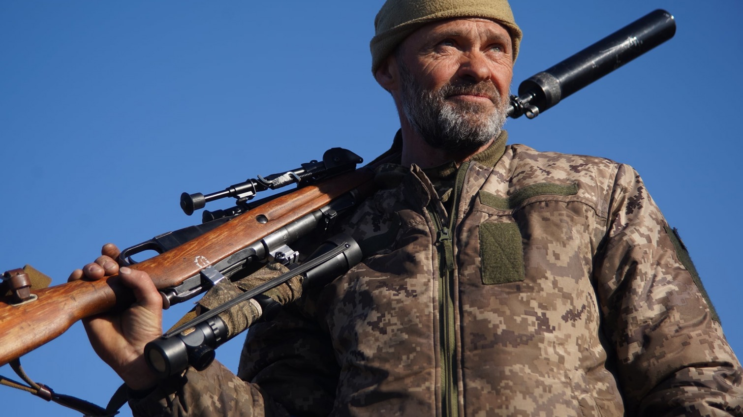 В Одесской бригаде рассказали о своем «Леоне-киллере» с винтовкой Мосина (фото) «фото»