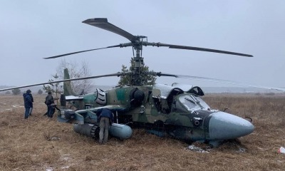 Украинские защитники под Херсоном уничтожили 30 вертолетов врага за ночь «фото»