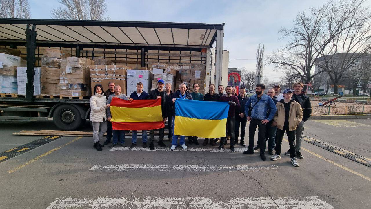 В Одессу из Испании доставили гуманитарную помощь «фото»
