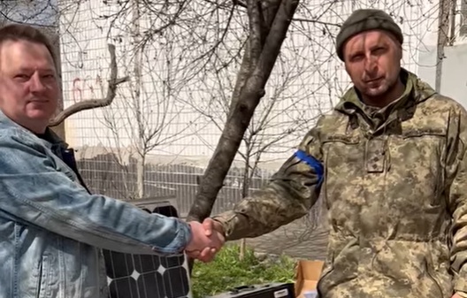 Одесской мехбригаде передали солнечную электростанцию «фото»