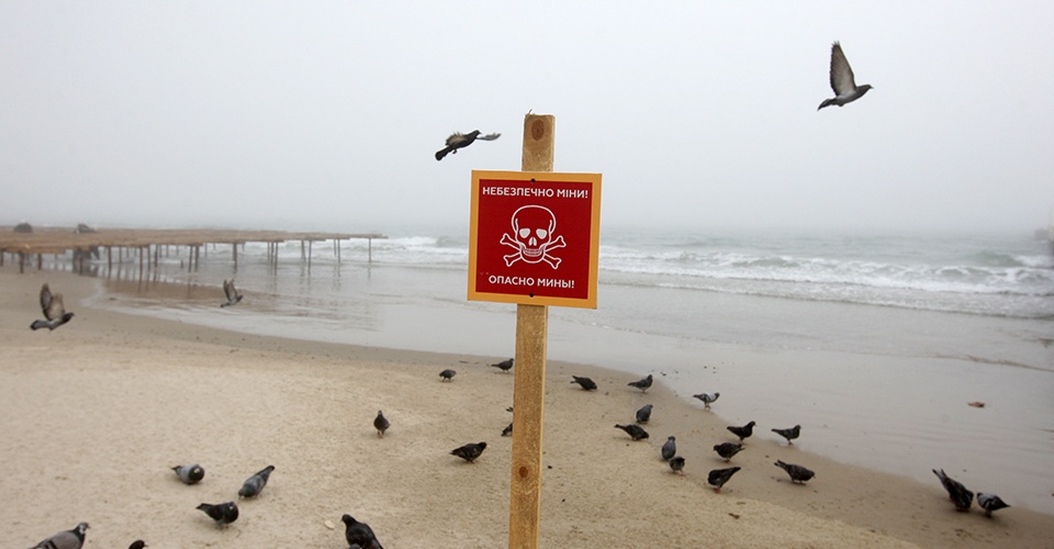 В Одессе опровергли информацию о разминировании пляжей «фото»