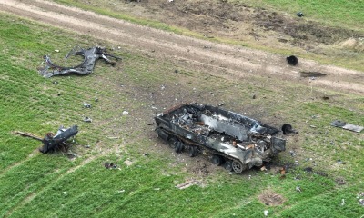 Одесская мехбригада уничтожила три российских «Тигра» и один танк в Херсонской области (фото) «фото»