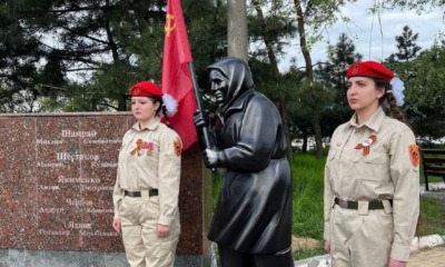 Та самая «Бабушка с красным флагом» благодарна украинским военным (видео) «фото»