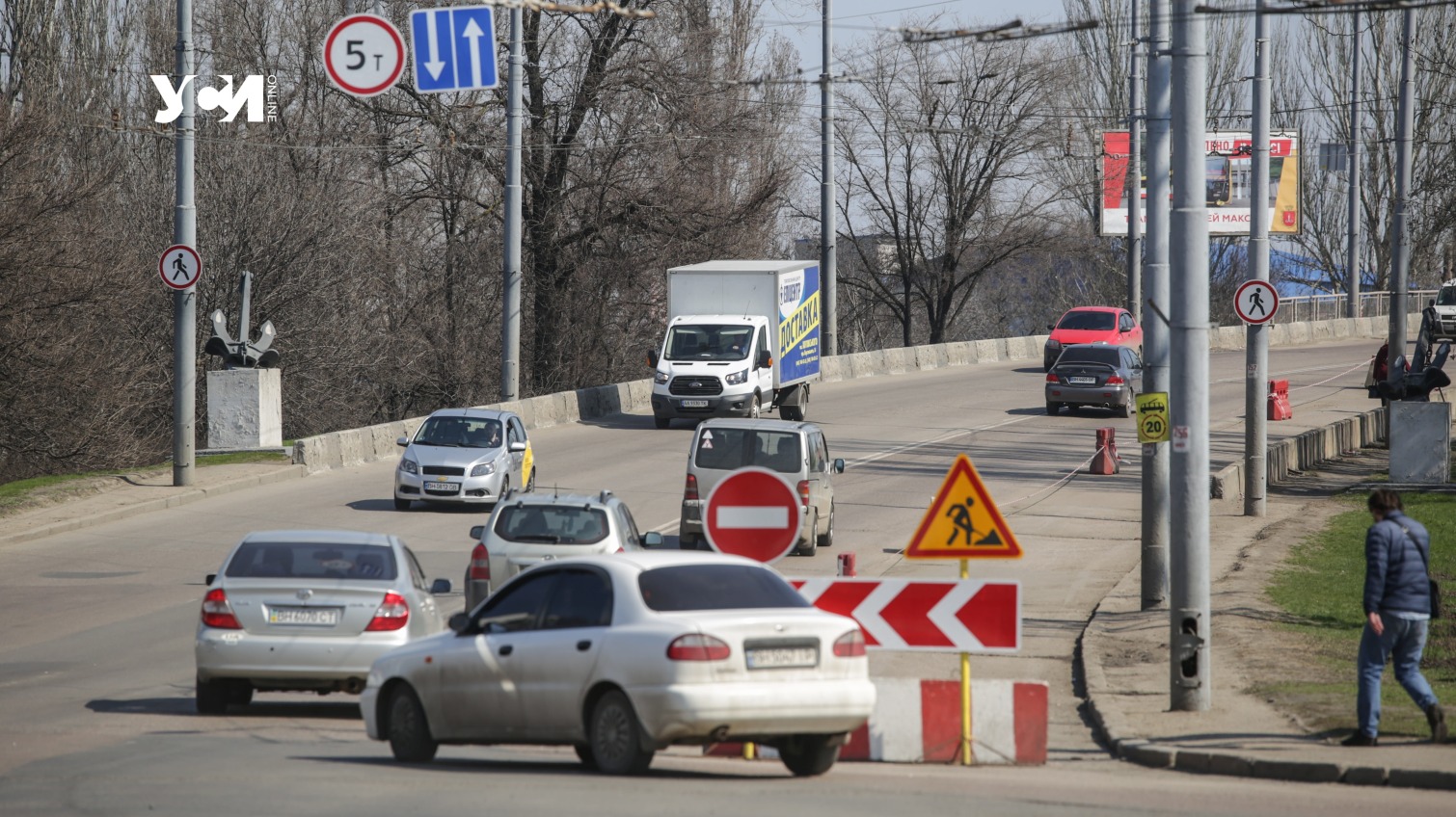 Ивановский мост в Одессе будет закрыт для грузовиков и пешеходов до конца года «фото»
