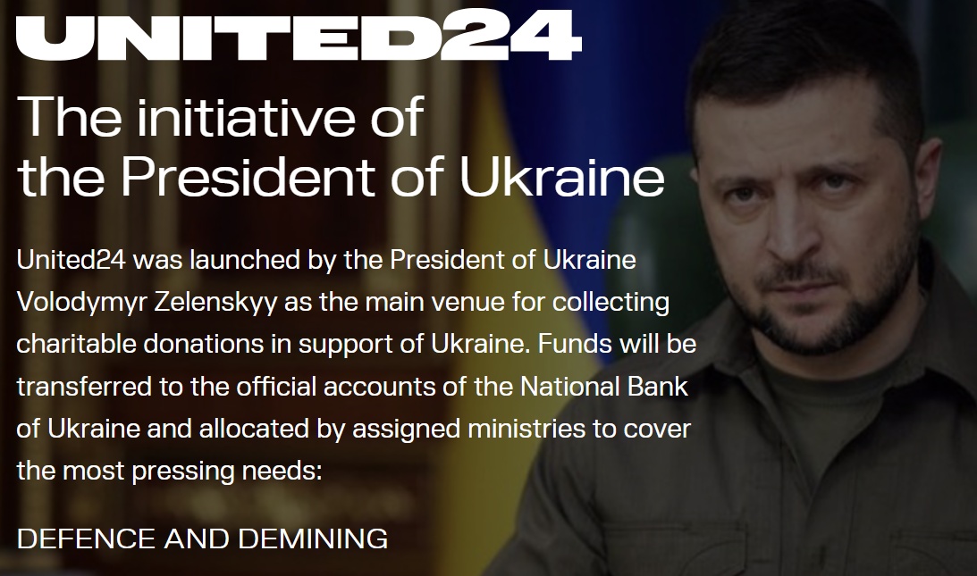 В Украине запустили президентскую платформу пожертвований для восстановления Украины «фото»
