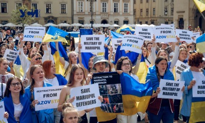 В Польше прошла масштабная акция #SaveMariupol (фото) «фото»