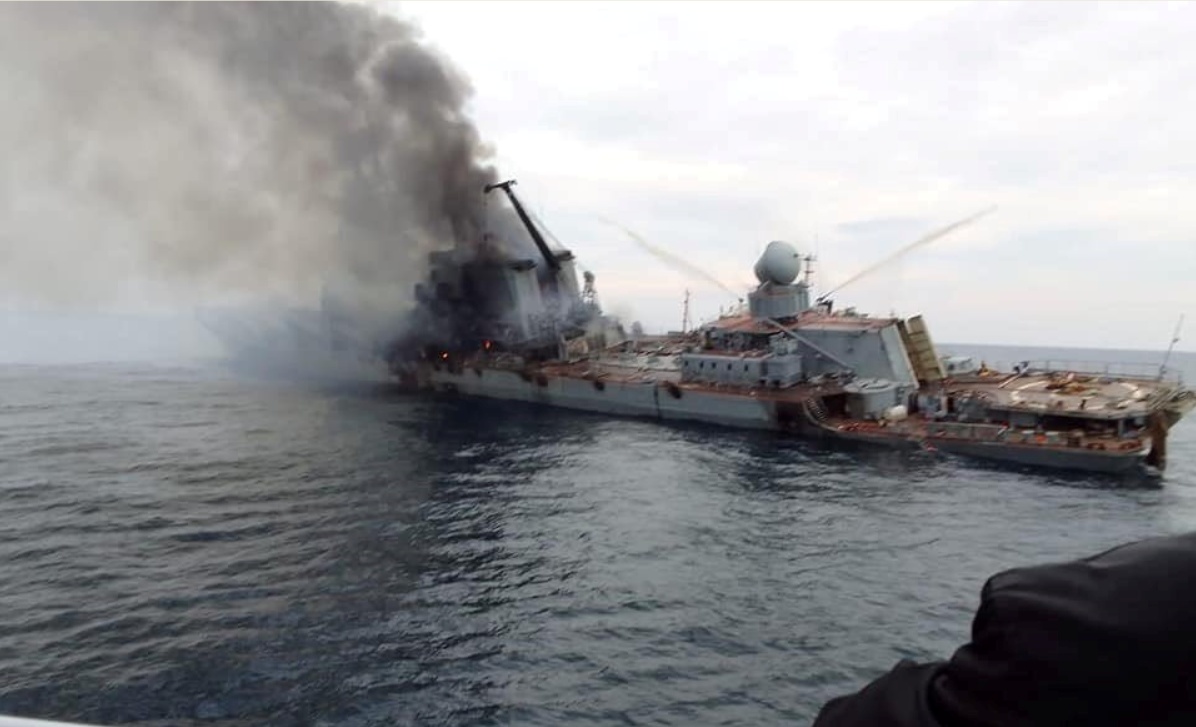Командование «Юг» опубликовало последнее сообщение экипажа с затопленного крейсера «Москва» «фото»