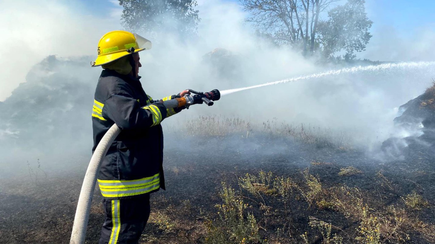 Рятувальники п’ять годин гасили пожежу на Одещині (фото) «фото»