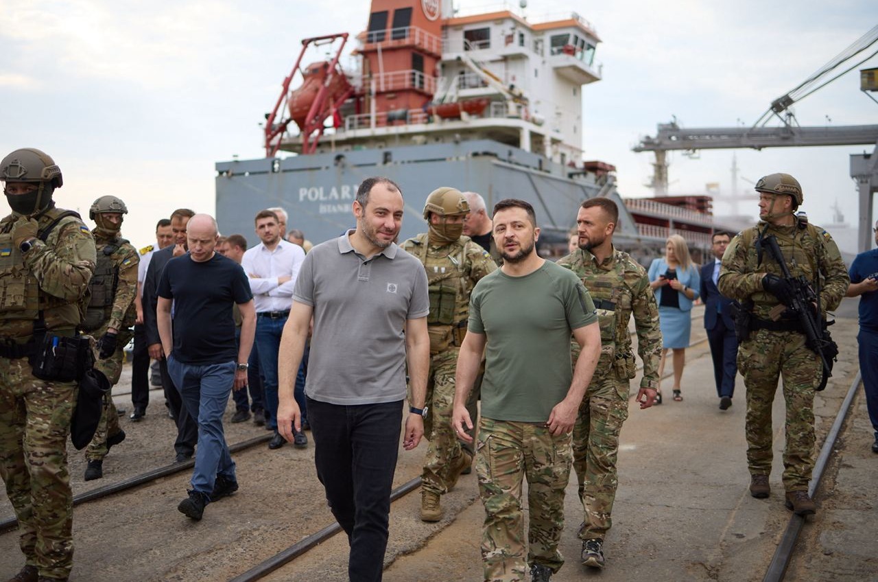 Президент Зеленський приїхав до Одещини (фото, відео) «фото»