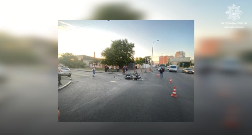 На Бугаевской автомобиль сбил мотоциклиста «фото»