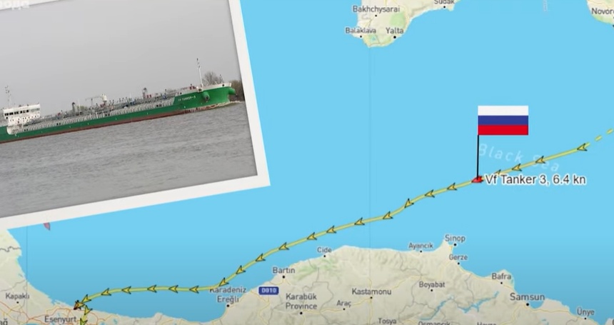 Росія експортує нафтопродукти в Європу Чорним морем «фото»