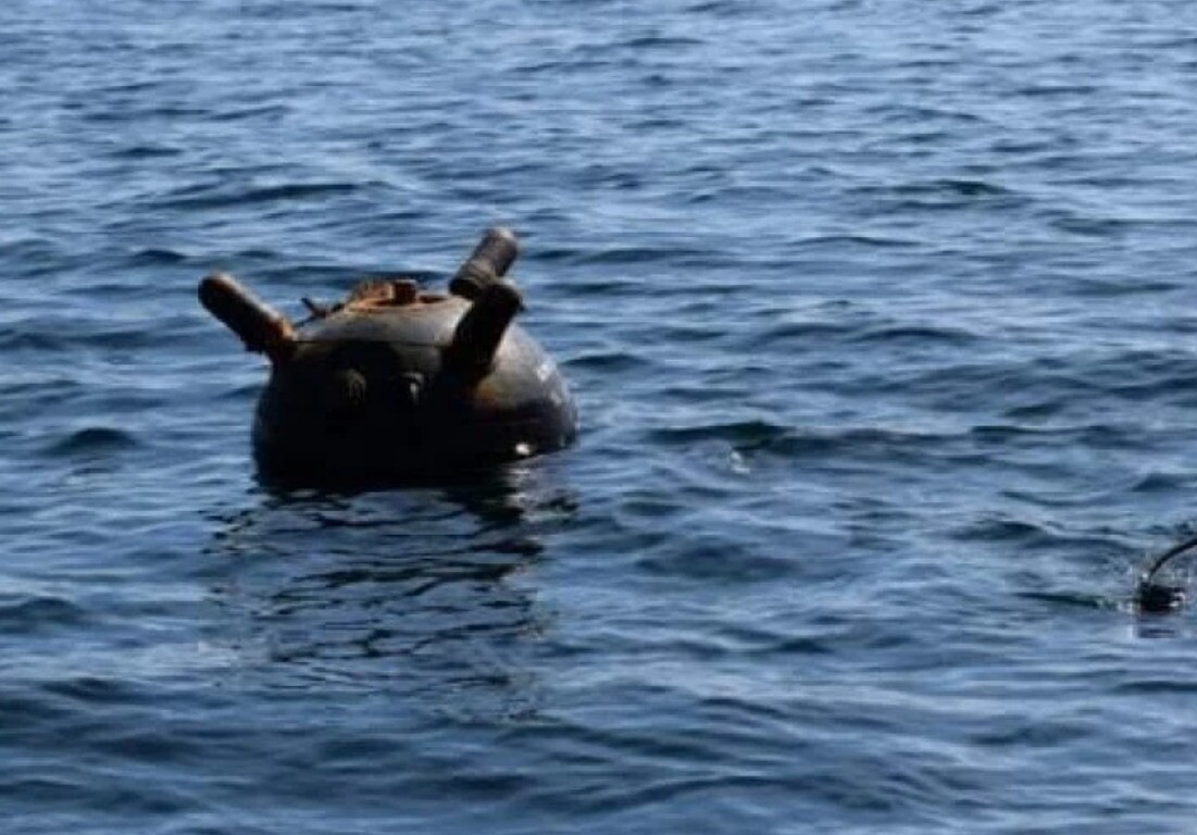 У Чорному морі біля турецького берега знешкодили міну «фото»