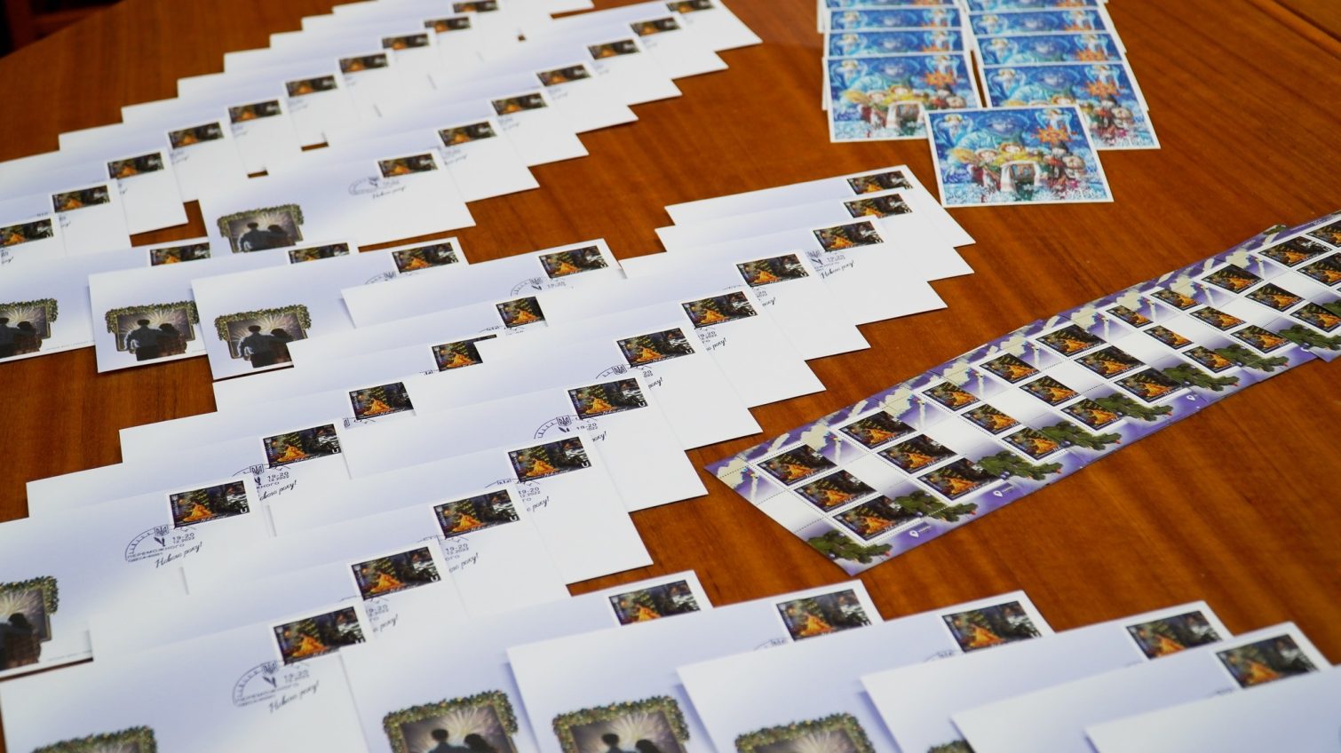 В Одесі погасили спеціальну новорічну поштову марку (фото)   «фото»